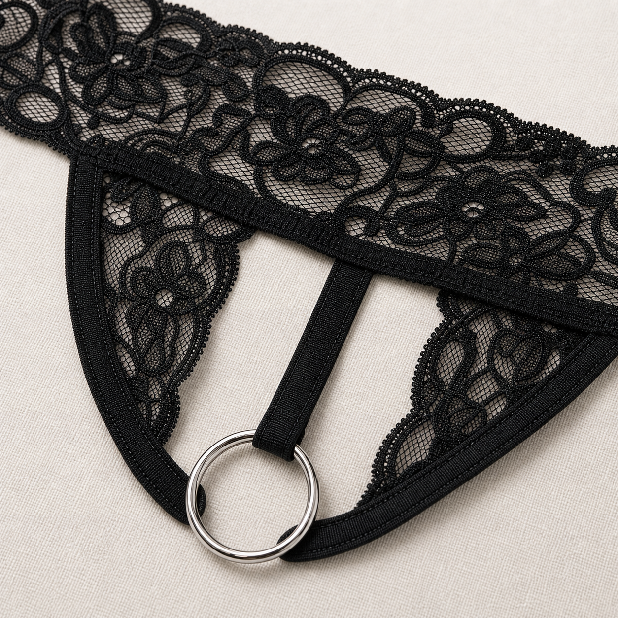 Lace Ring Men's Thong