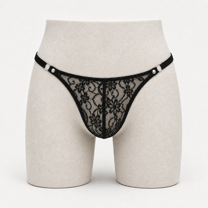 Lace T-Back Thong
