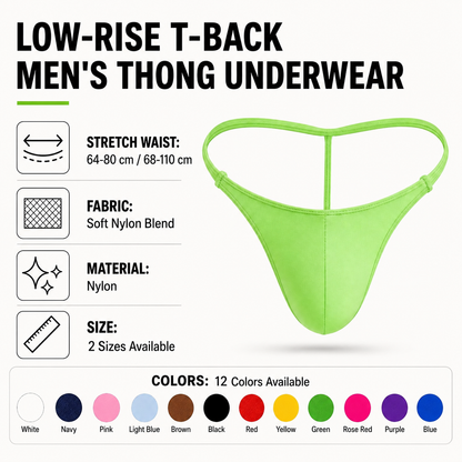 Low-Rise T-Back Thong