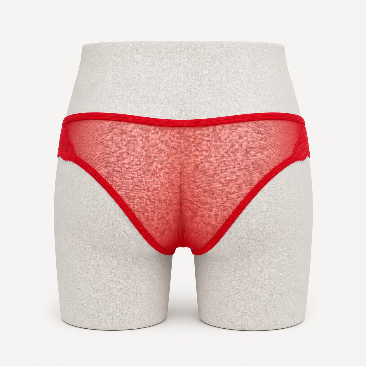 Open Front Lace Bikini  Briefs