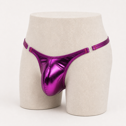 Metallic Low-Rise Thong