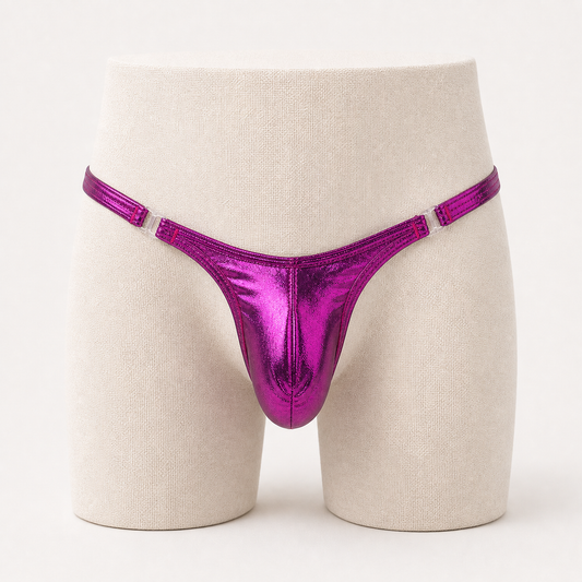 Metallic Low-Rise Thong
