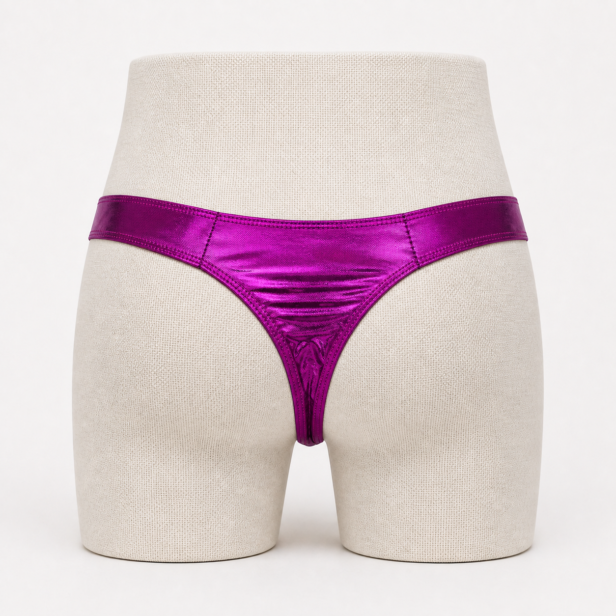 Metallic Low-Rise Thong