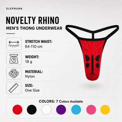 Novelty Rhino Thong